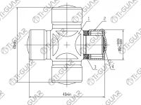 Крестовина TG-CJCS005/ST-1640 * Ti•GUAR